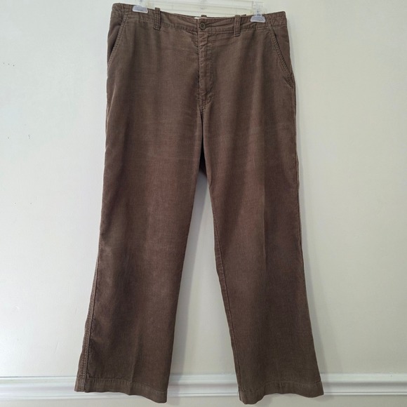 GAP Other - GAP Y2K Loose Fit Corduroy Pants 36x30 Brown Baggy Straight Leg Skater Grunge